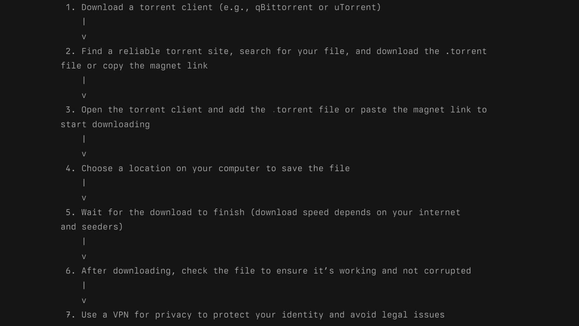 Downloading Torrent Content