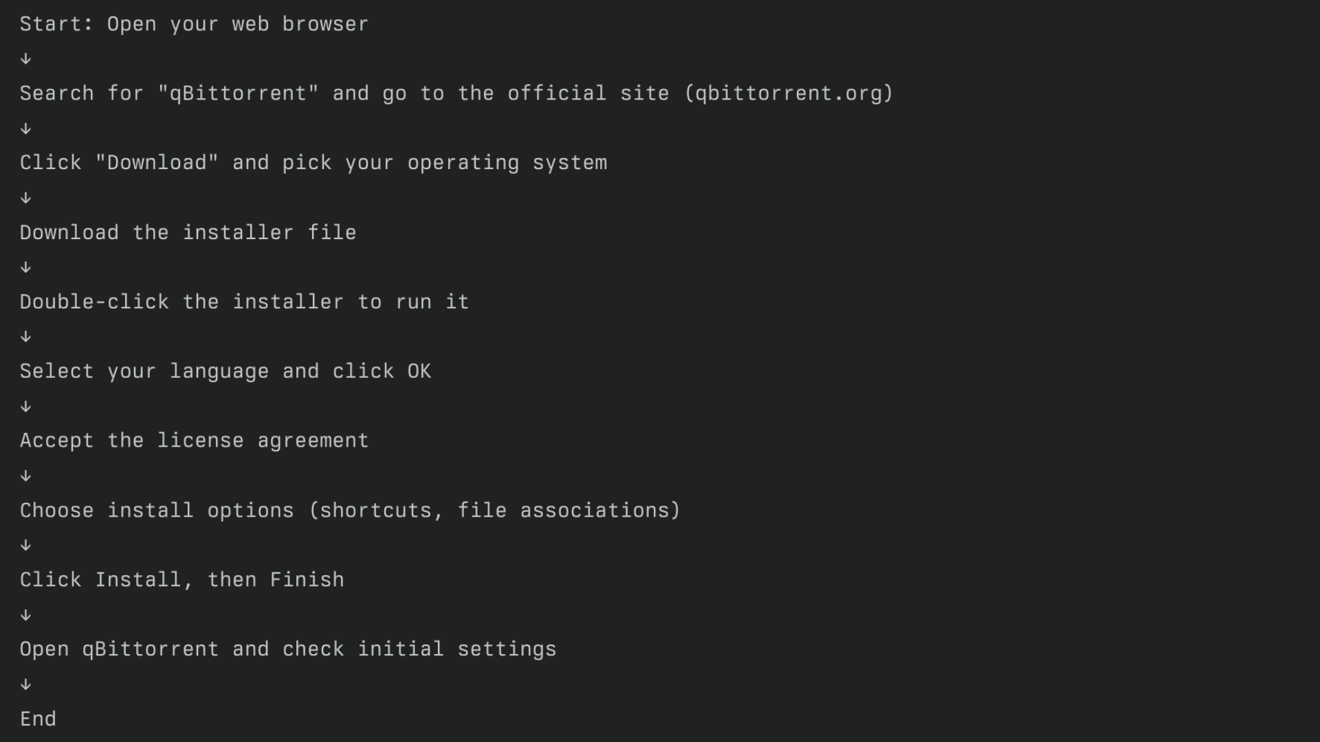 Installation Steps for qBittorrent