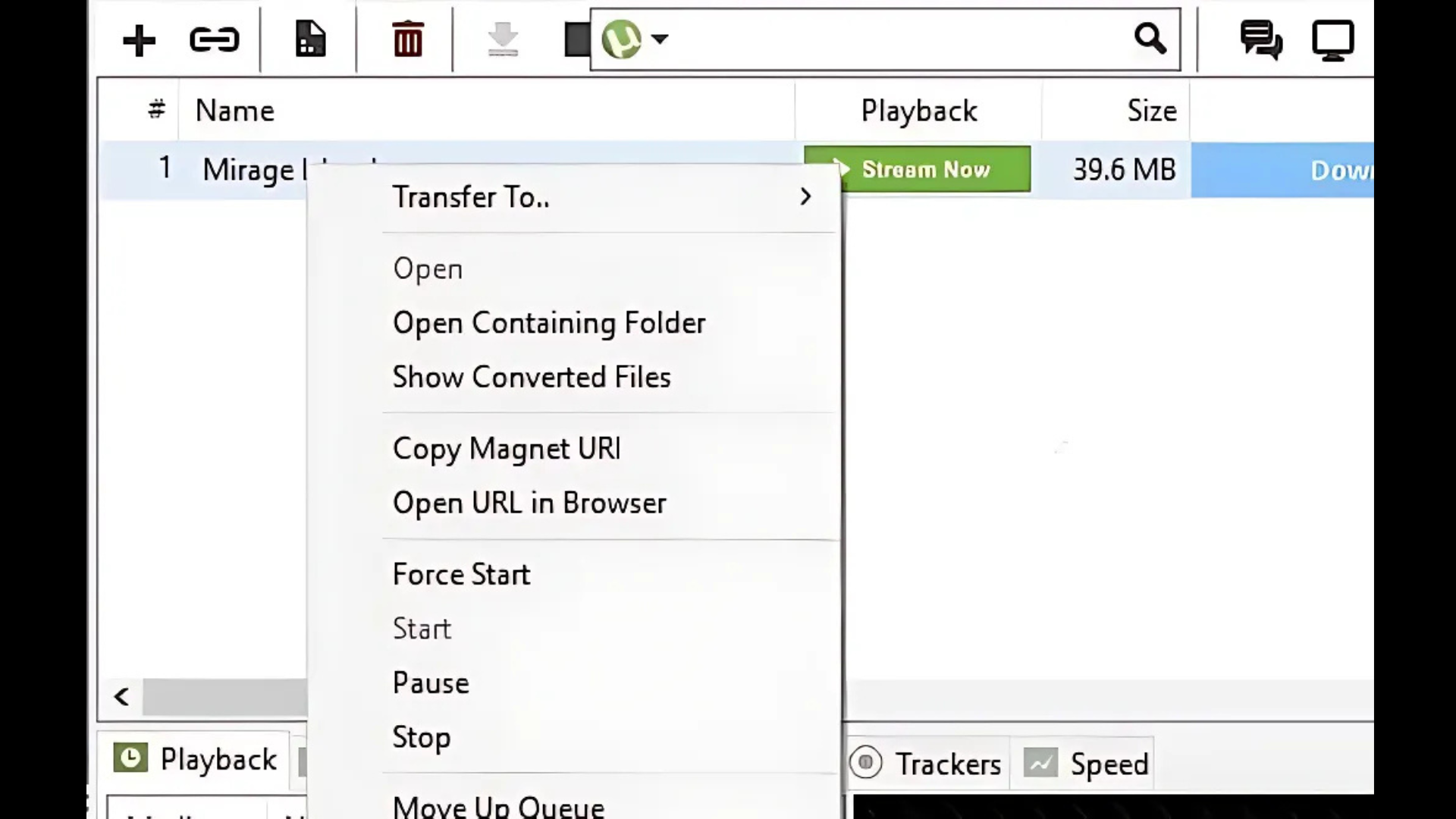 Pause or Remove Torrents Manually