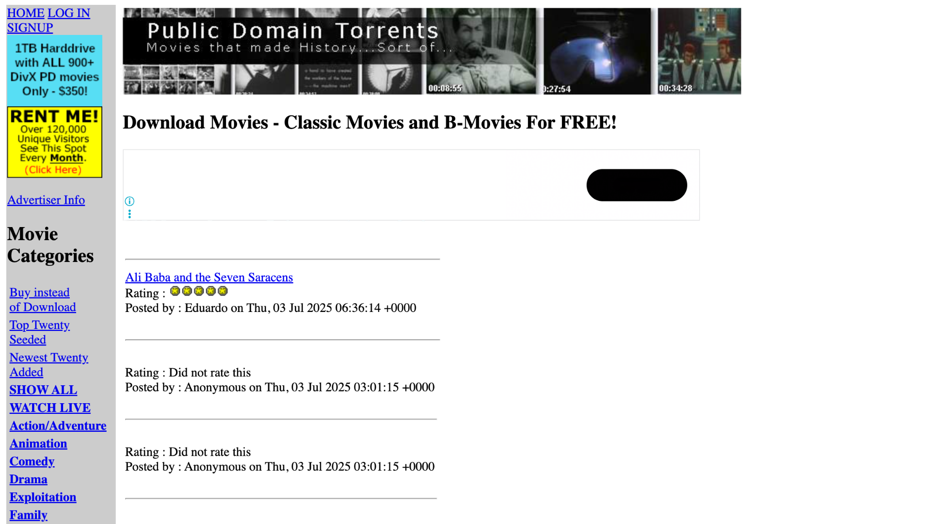 Public Domain Torrents