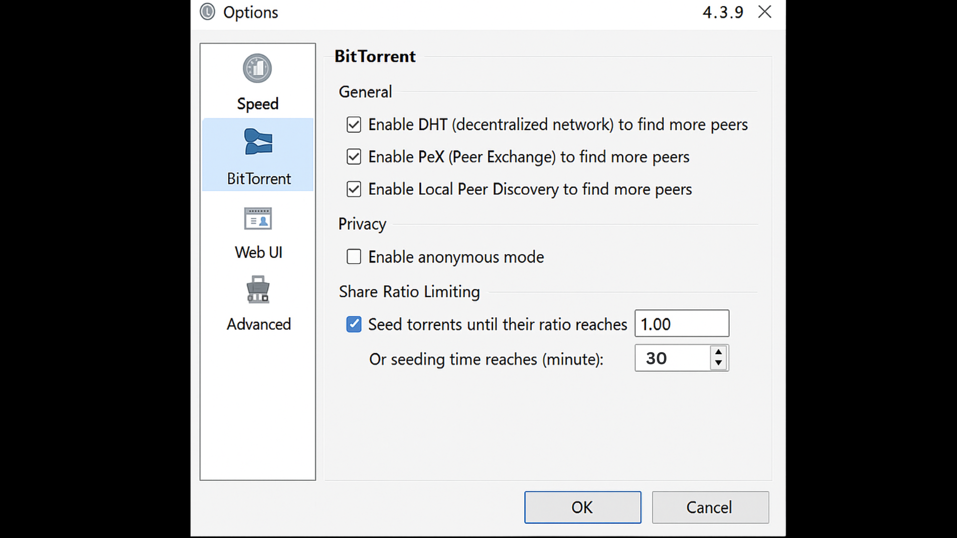 Set a Seeding Time Limit